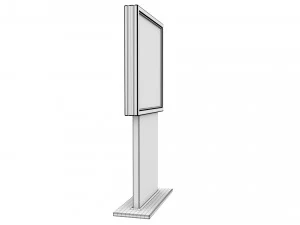 Advertising stand display Billboard 11 3D Model