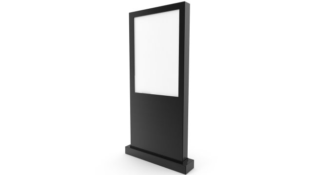 Advertising stand display Billboard 12 Modelo 3D .c4d .max .obj .3ds .fbx .stl .blend 