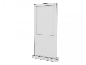 Advertising stand display Billboard 12 3D Model