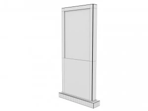 Advertising stand display Billboard 12 3D Model