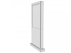 Advertising stand display Billboard 12 3D Model