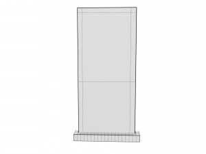 Advertising stand display Billboard 12 Modelo 3D