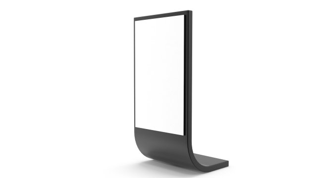 Advertising stand display Billboard 14 Model 3D .c4d .max .obj .3ds .fbx .stl .blend 