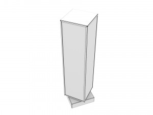 Advertising stand display Billboard 16 Modelo 3D