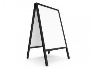 Advertising stand display Billboard 17 Modelo 3D