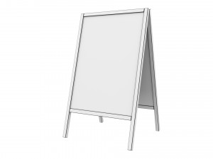 Advertising stand display Billboard 17 Model 3D