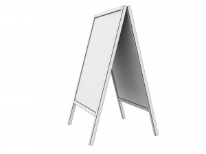 Advertising stand display Billboard 17 Model 3D