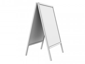 Advertising stand display Billboard 17 Model 3D