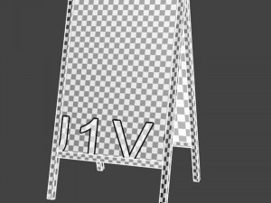 Advertising stand display Billboard 17 Model 3D