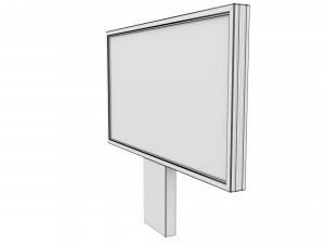 Advertising stand display Billboard 18 3D Model