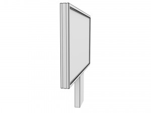 Advertising stand display Billboard 18 3D Model