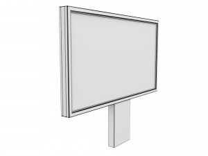 Advertising stand display Billboard 18 3D Model