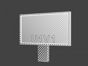 Advertising stand display Billboard 18 3D Model