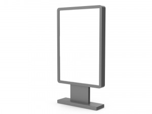 Advertising stand display Billboard 20 Modelo 3D
