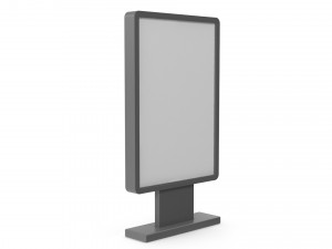 Advertising stand display Billboard 20 3D Модель