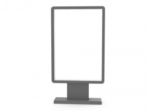 Advertising stand display Billboard 20 3D Модель