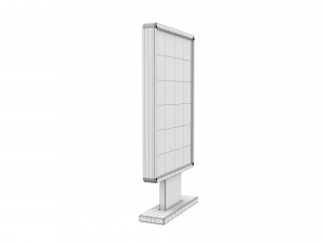 Advertising stand display Billboard 20 3D Модель
