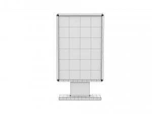 Advertising stand display Billboard 20 3D Model