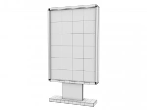 Advertising stand display Billboard 20 3D Model