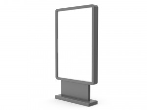 Advertising stand display Billboard 21 3D-Modell