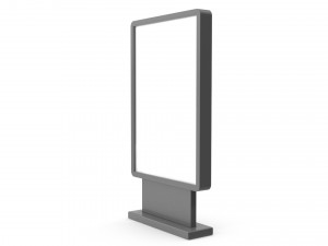 Advertising stand display Billboard 21 3D Модель