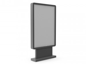 Advertising stand display Billboard 21 3D Модель