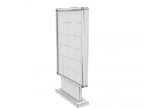 Advertising stand display Billboard 21 3D Модель