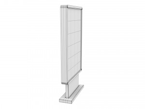 Advertising stand display Billboard 21 3D Модель