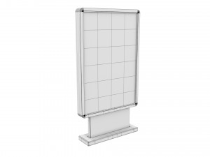 Advertising stand display Billboard 21 3D Модель