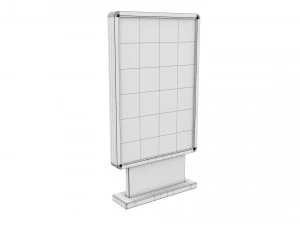 Advertising stand display Billboard 21 3D Model