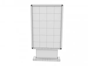 Advertising stand display Billboard 21 3D Model