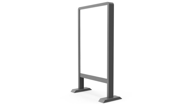 Advertising stand display Billboard 22 Model 3D .c4d .max .obj .3ds .fbx .stl .blend 