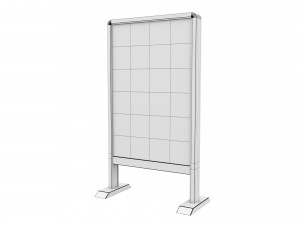 Advertising stand display Billboard 22 Model 3D