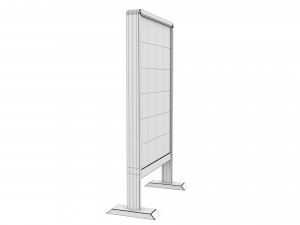 Advertising stand display Billboard 22 Model 3D