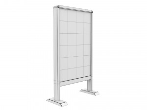 Advertising stand display Billboard 22 Model 3D