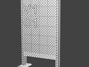 Advertising stand display Billboard 22 Model 3D