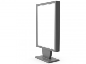 Advertising stand display Billboard 23 3D-Modell
