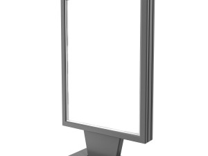 Advertising stand display Billboard 23 Model 3D