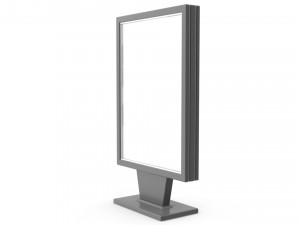 Advertising stand display Billboard 23 Model 3D