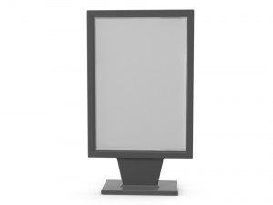 Advertising stand display Billboard 23 Model 3D