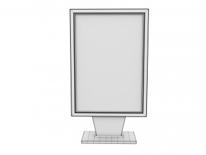 Advertising stand display Billboard 23 Model 3D