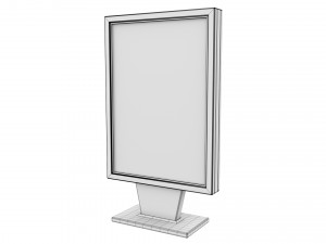 Advertising stand display Billboard 23 Model 3D