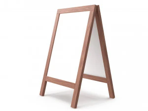 Maquete de exibi&ccedil;&atilde;o de rua em quadro branco 01 Modelo 3D