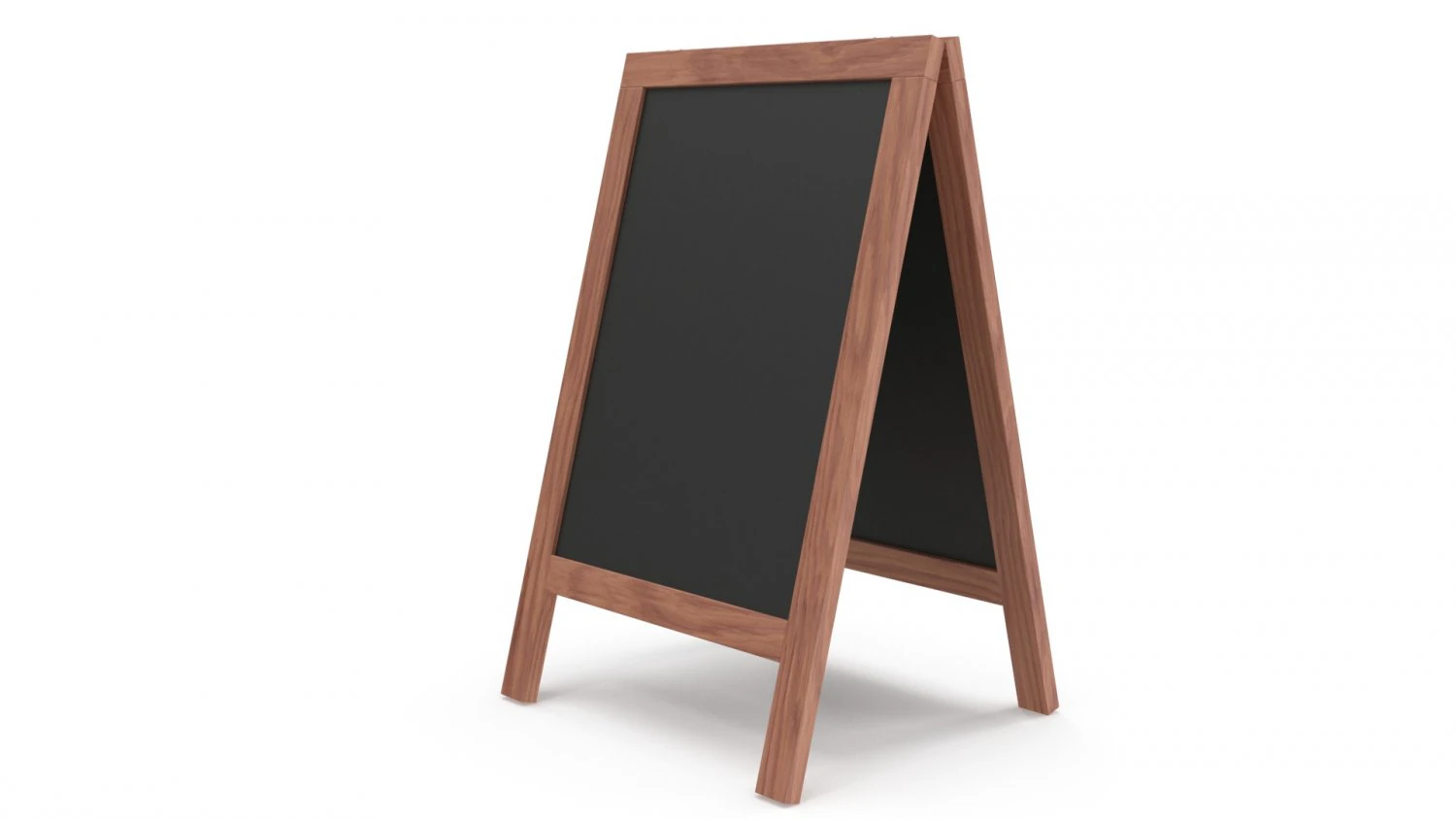 Chalkboard street display mockup 02 3D Model .c4d .max .obj .3ds .fbx .stl .blend 
