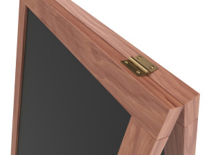 Chalkboard street display mockup 02 3D-Modell