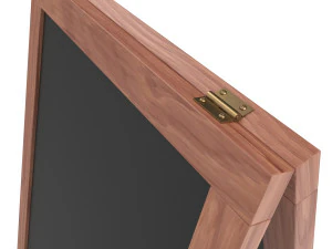 Chalkboard street display mockup 02 3D Model