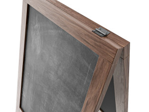 Chalkboard street display mockup 03 3D Model
