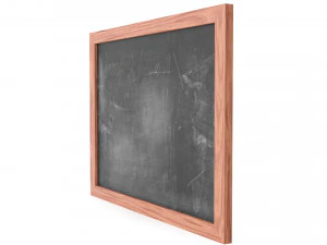 Chalkboard 04 3D Model