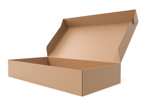 Cardboard box 01 3Dモデル