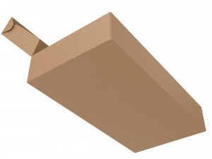 Cardboard box 01 3Dモデル